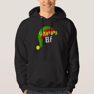 Grumpy Elf Matching Family Group Christmas Party P Hoodie