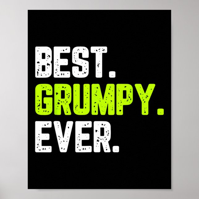 Grumpy Ever Family Funny  Poster (Front)