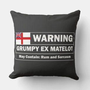 Grumpy ex Matelot Cushion