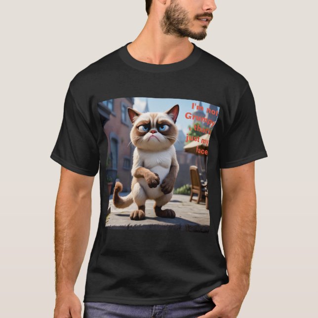 Grumpy Face T-Shirt (Front)