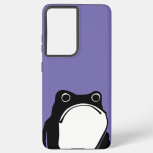 Grumpy Frog drawing Japanese art by Matsumoto Hoji Samsung Galaxy Case