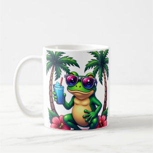 Grumpy Frog Y2K Vaporwave - Random Ahh Frog Energy Coffee Mug