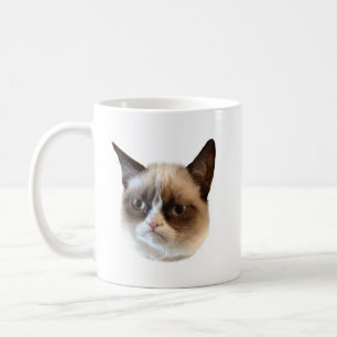 Grumpy Funny Cat Mug
