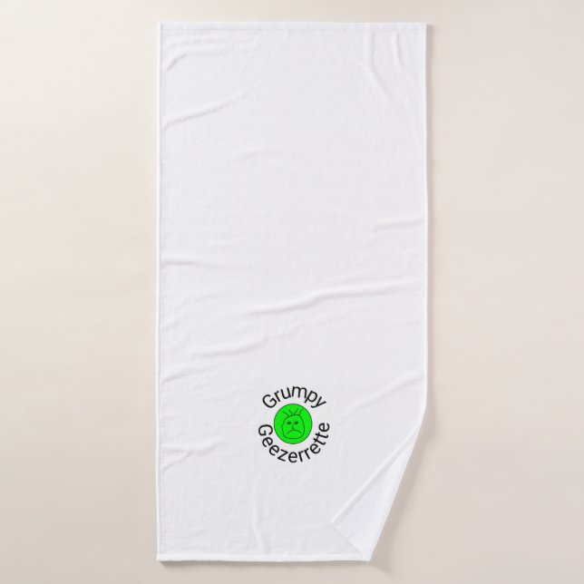 Grumpy Geezer - For Her Bath Towel (Bath Towel)
