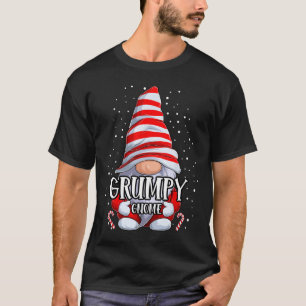 Grumpy Gnome Christmas Pyjamas Matching Family Gro T-Shirt