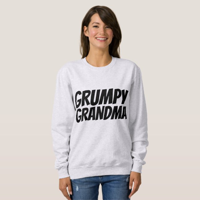 GRUMPY GRANDMA Funny T-shirts (Front Full)