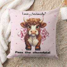 Grumpy Highland Cow Valentine’s Day