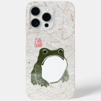 Grumpy Japanese Frog Toad 19th Century