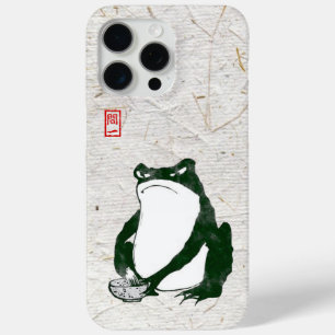 Grumpy Japanese Frog Toad 19th Century  iPhone 15 Pro Max Case