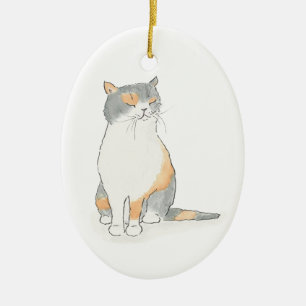 Grumpy Katie Christmas ornament