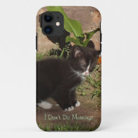 Grumpy Kitten- I Don't Do Mornings iPhone 5 Case