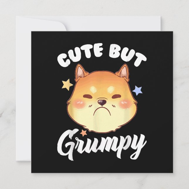  Grumpy Kitten Upset Pouting Cat (Front)