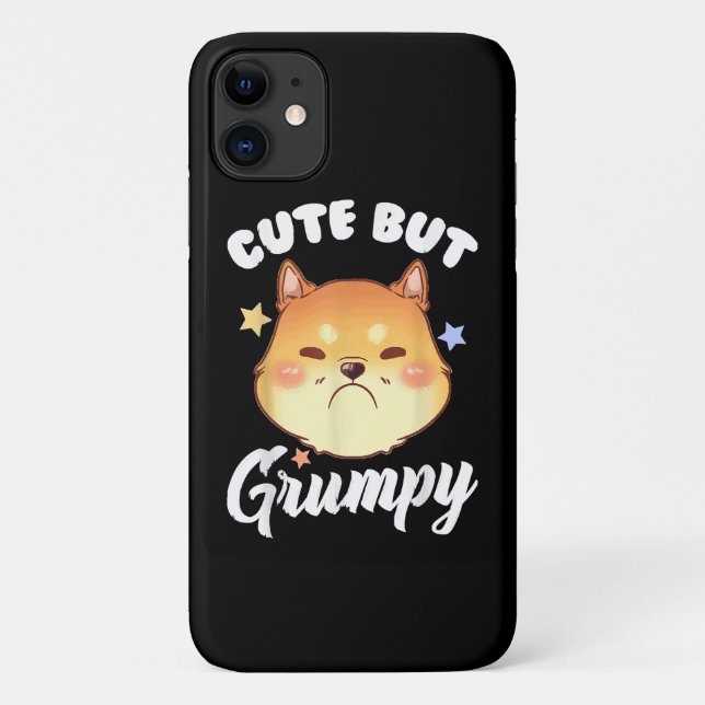 Grumpy Kitten Upset Pouting Cat Case-Mate iPhone Case (Back)