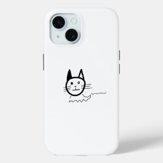 Grumpy Kitty – No Illness, Just Loves Being Weird! iPhone 15 Case