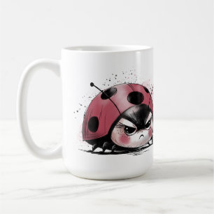 Grumpy Ladybug Coffee Mug