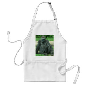 Grumpy Lowland Gorilla Standard Apron