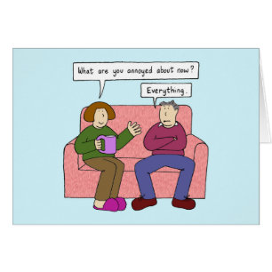 Grumpy Men Cartoon Humour