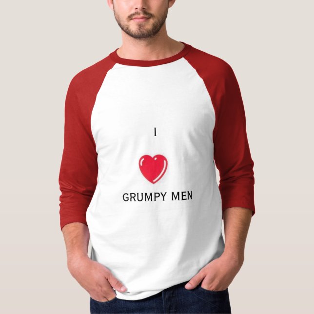 grumpy men T-Shirt (Front)