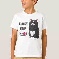 Grumpy mode on funny fat cat T-Shirt