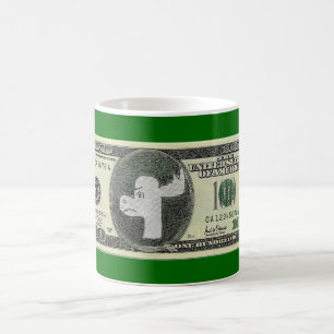 Grumpy Moosie $100 bill Mug