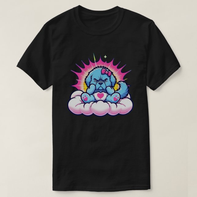 Grumpy Newfie T-Shirt (Design Front)