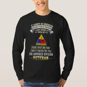 Grumpy Old 2nd Armoured Division Veteran Father Da T-Shirt