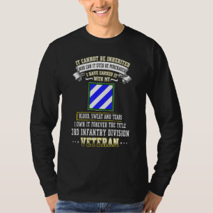 Grumpy Old 3rd Infantry Division Veteran Day Milit T-Shirt