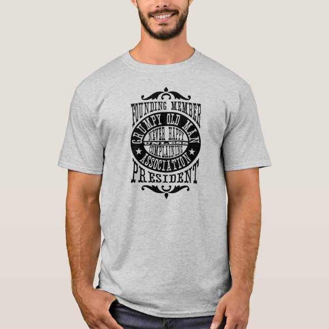 Grumpy Old Man Association T-Shirt (Front)