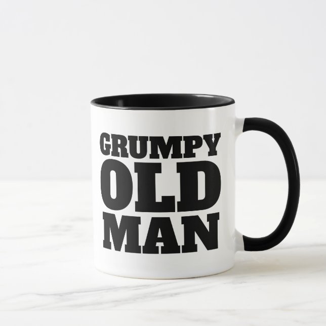 GRUMPY OLD MAN COFFEE MUG (Right)