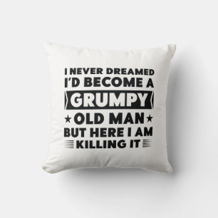 Grumpy Old Man Cushion