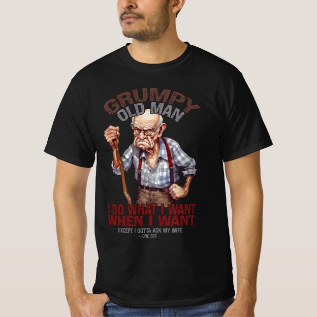 Grumpy Old Man T-Shirt (Front)