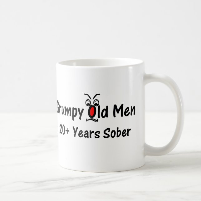 Grumpy Old Men Sober Coffee Mug (Right)