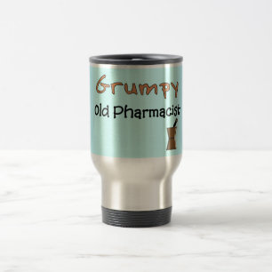 Grumpy Old Pharmacist T-Shirts and Gifts Travel Mug