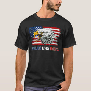 Grumpy Old Veteran American Eagle Flag Veterans Li T-Shirt