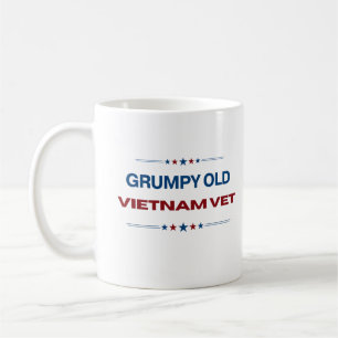 Grumpy Old Vietnam Vet Funny Retired US Veteran Coffee Mug