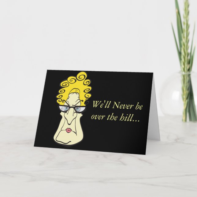 Grumpy Old Woman Card (Front)