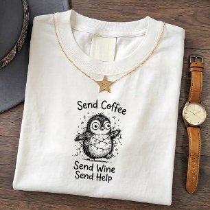 Grumpy Penguin Funny Quote Tee