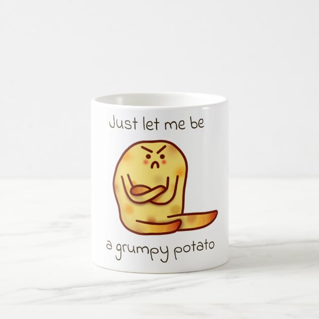 Grumpy Potato  Coffee Mug (Center)