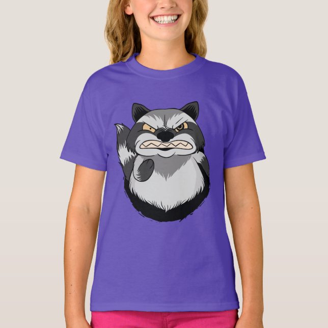 Grumpy Raccoon T-Shirt (Front)