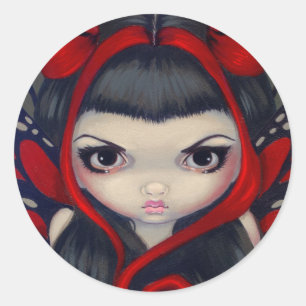 "Grumpy Red Fairy" Sticker