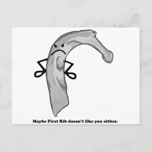 Grumpy Rib Postcard