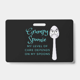 Grumpy Spoonie  ID Badge