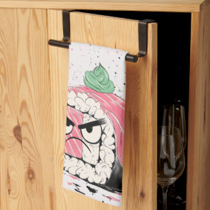 Grumpy Sushi Tea Towel