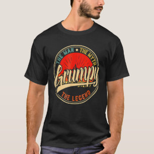 Grumpy The Man The Myth The Legend Father's Day T-Shirt