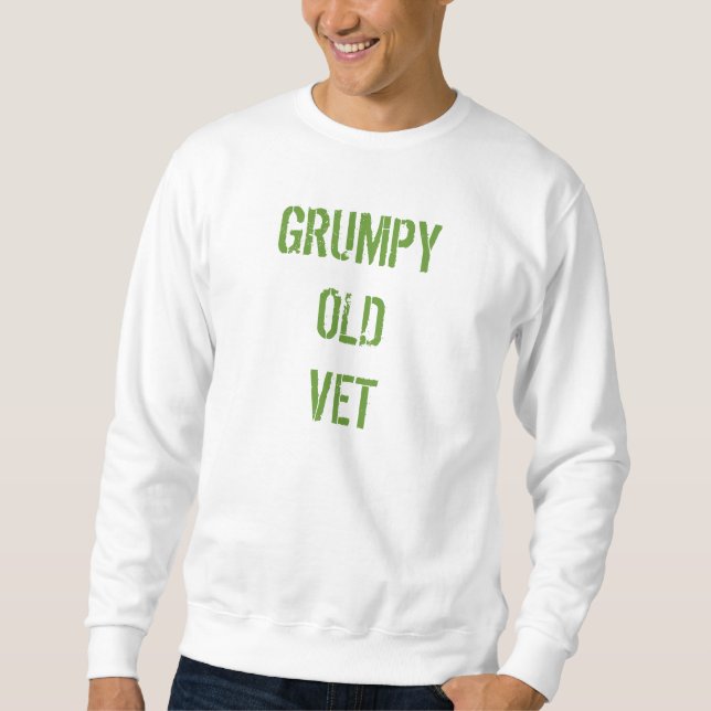 Grumpy Vets "GRUMPY OLD VET" Sweatshirt (Front)