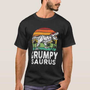 Grumpysaurus Funny T Rex Dinosaur Grumpy Saurus Fa T-Shirt