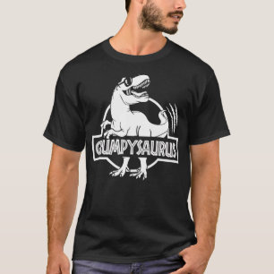 Grumpysaurus T Rex Dinosaur Mama Saurus Family Mat T-Shirt