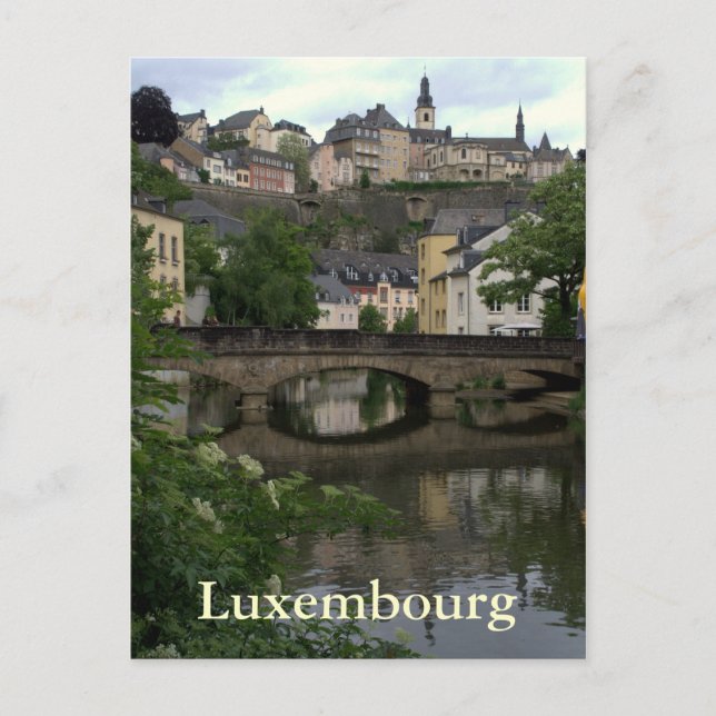Grund, Luxembourg Postcard (Front)