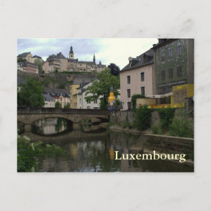 Grund, Luxembourg Postcard