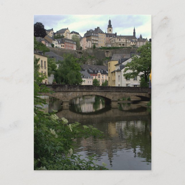 Grund, Luxembourg Postcard (Front)